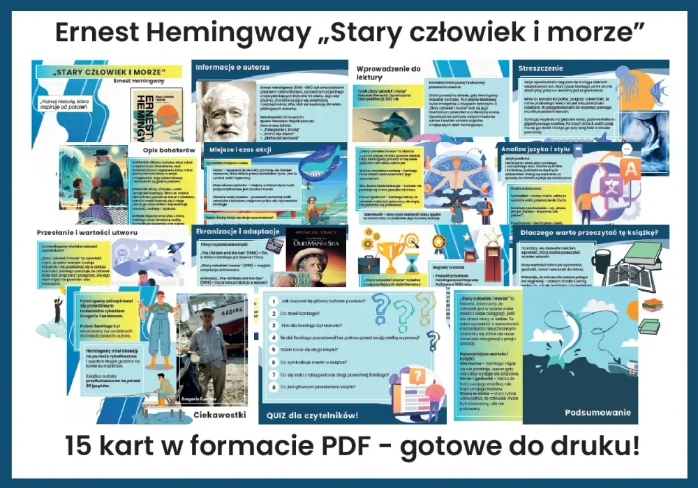 Stary człowiek i morze: streszczenie, analiza i przesłanie