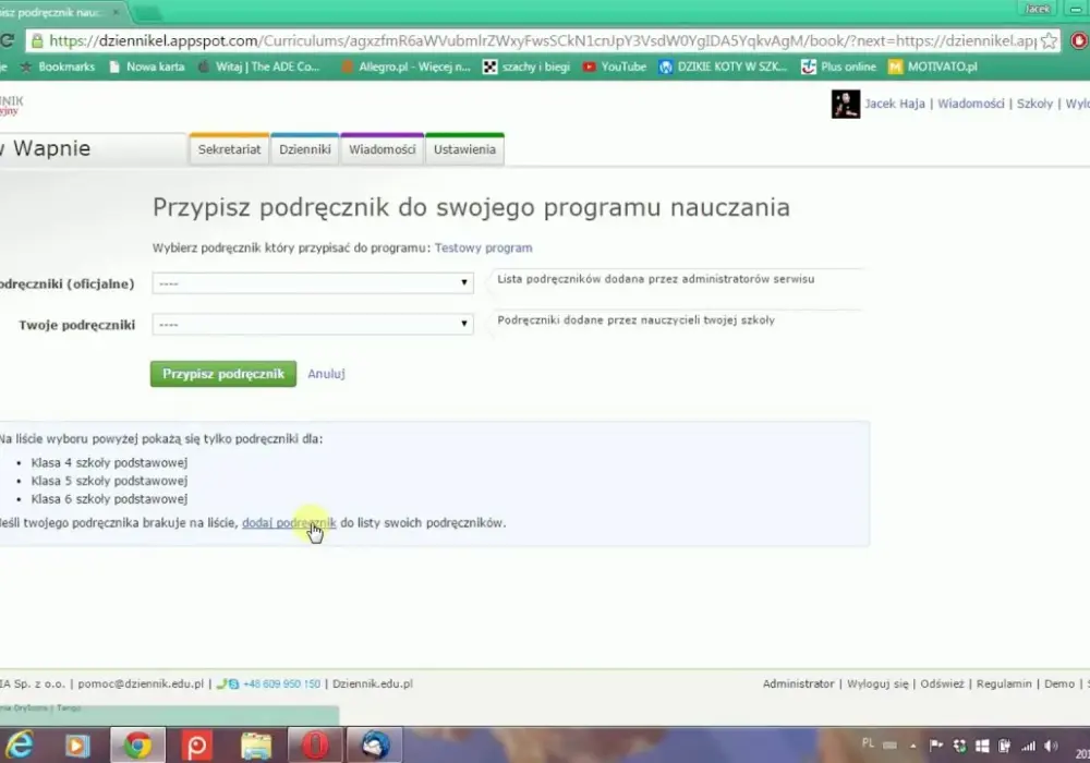 Jak dodać program nauczania w Vulcanie? Prosty przewodnik bez stresu i błędów