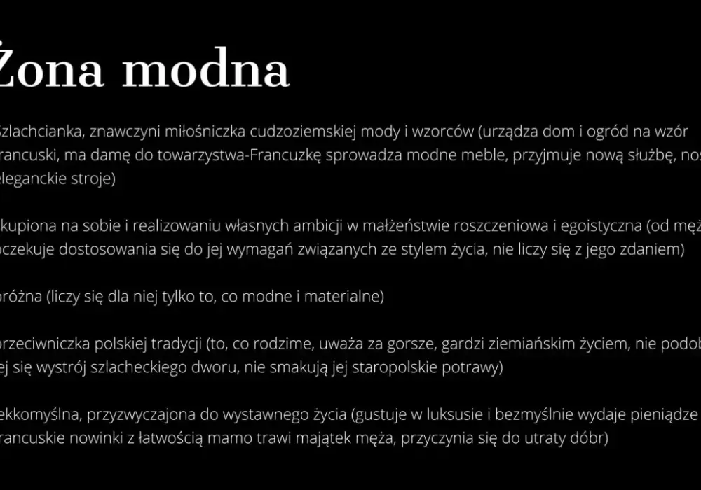 Żona modna: Interpretacja, analiza i ponadczasowe przesłanie satyry