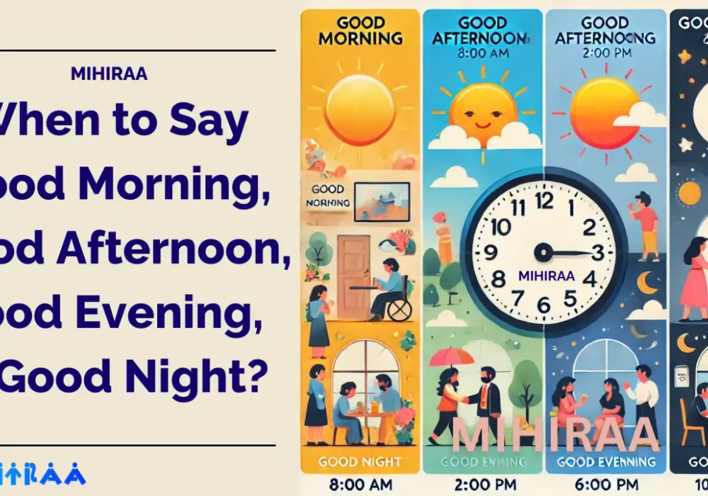 Good morning czy good afternoon? Rozwiąż dylemat z 12:00!