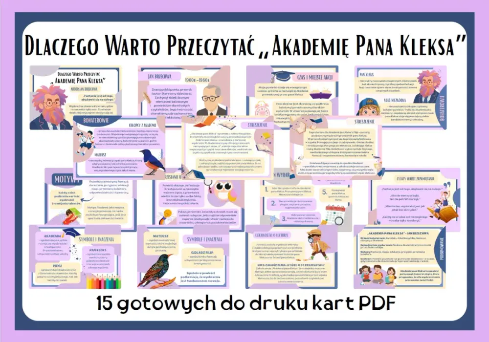 Akademia Pana Kleksa: Tematy wypracowań, inspiracje i analizy