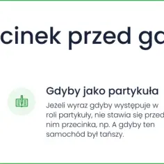 Przecinek przed gdyby: zasady użycia, gdyby jako spójnik, partykuła i w połączeniach.