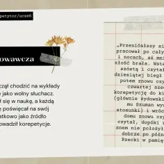 Fragment życiorysu Stanisława Wokulskiego: "Szkoła przygotowawcza", korepetycje jako źródło dochodu.