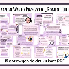 Bohaterowie Romea i Julii: Kapulet, Monteki, Parys, Merkucjo, Tybalt, Julia, Romeo.