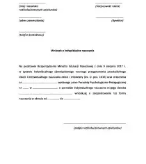 Jak napisać mocne uzasadnienie wniosku o nauczanie indywidualne krok po kroku
