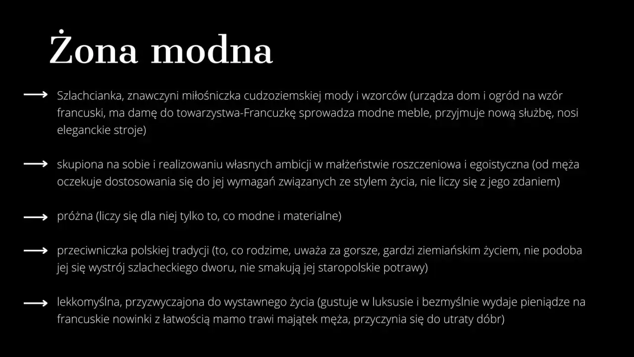 Żona modna