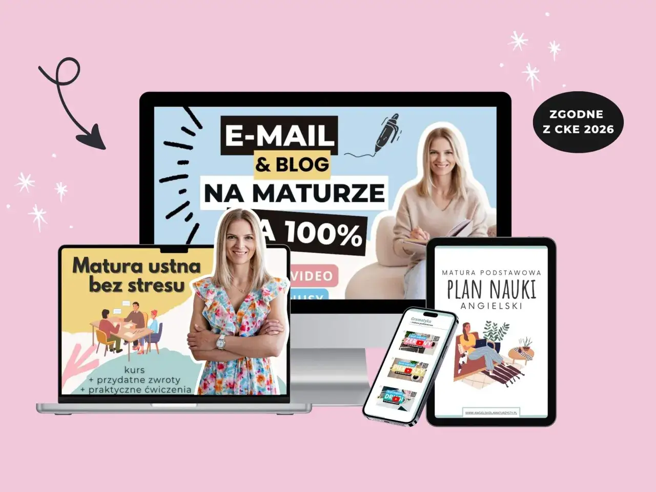 maturzysta uczy się angielskiego