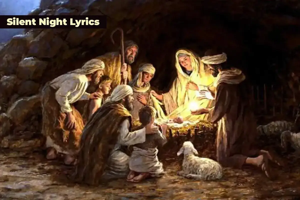 Silent Night lyrics nativity scene