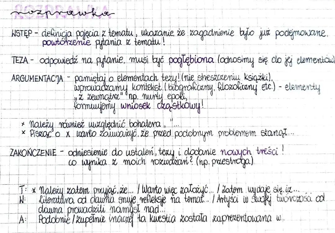 Zdjęcie Kompletny przykład rozprawki - jak napisać wzorową pracę krok po kroku