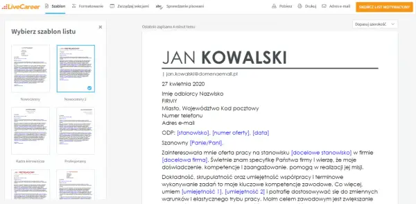 List z zapytaniem po angielsku: Wzory i zwroty, które otworzą drzwi