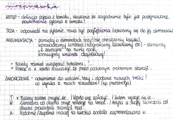 Jak napisać rozprawkę maturalną? Poradnik krok po kroku