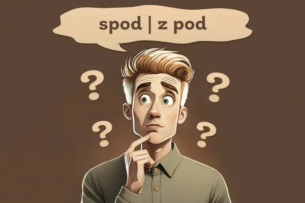 Spod czy zpod? Poznaj poprawną pisownię i rozwiej wątpliwości