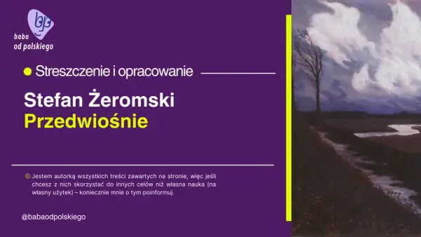 Przedwiośnie: Do jakiej epoki należy? Wyjaśnienie